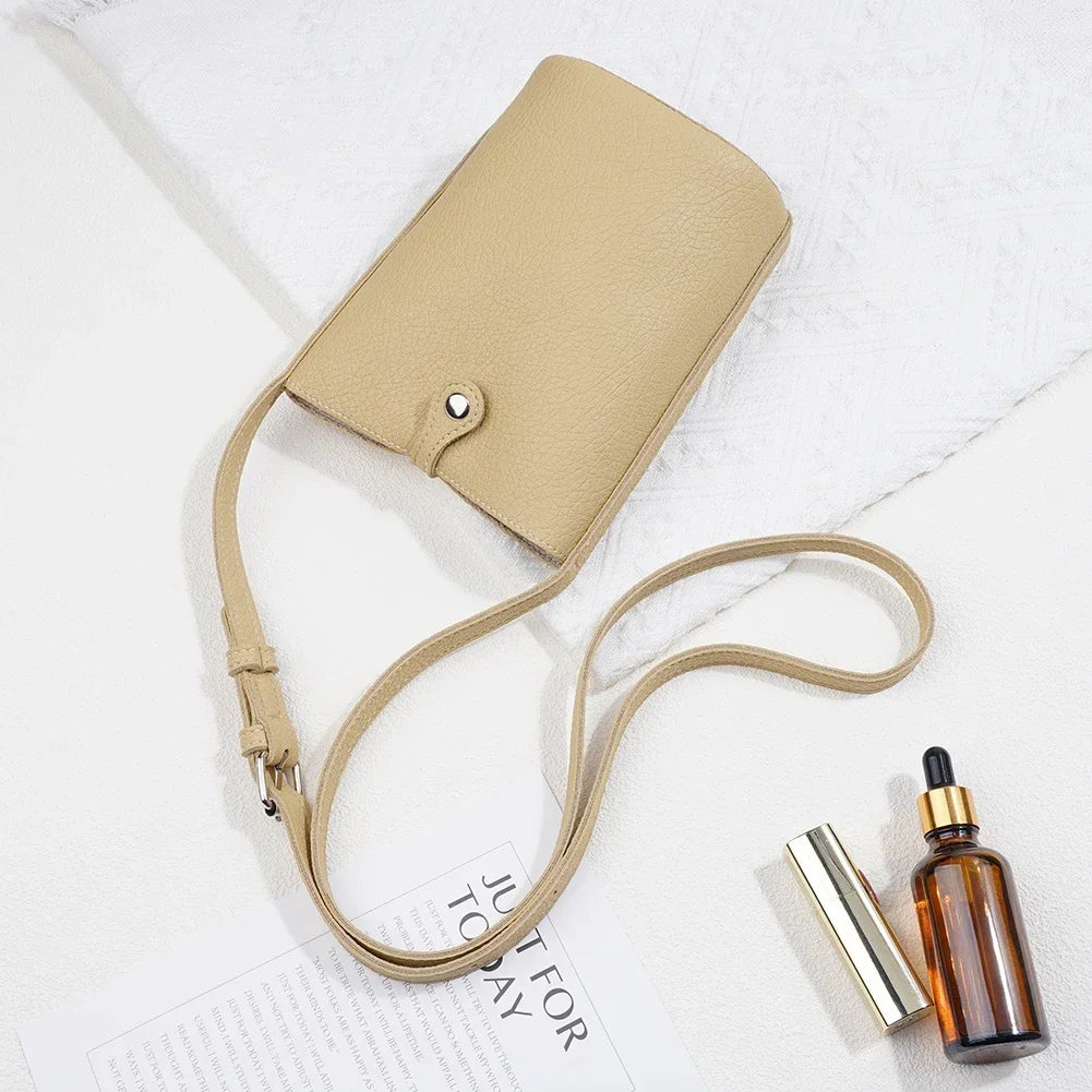 Soft Pu Leather Women Handbags Fashion Large Capacity Crossbody Bags Small Shoulder Bags Ladies Phone Purse Female Solid Flap