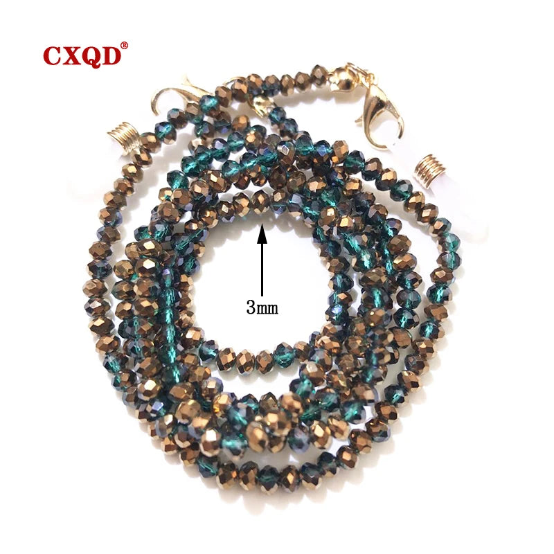 Beaded Eyeglass Chain for Women – 4mm Fashion Glasses & Sunglasses Strap