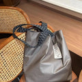 Luxury Tote Bag Women Slightly Wrinkled Fabric Spring Summer Fashion New Fashion Simple Office Lady Girls Bags