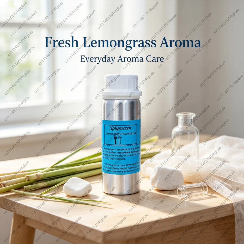 Natural Lemongrass Fragrance Essential Oil Multi-use Scent Oil for Reed Diffuser DIY Candle Soap Hotel Home Aroma Diffusing