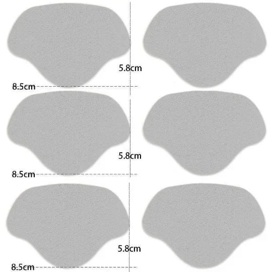 Heel Repair Subsidy Sticky Shoes Hole Sneakers Insoles Patch Heel Pads Heels Sticker Protector Foot Care Anti-Wear Inserts 6 PCS