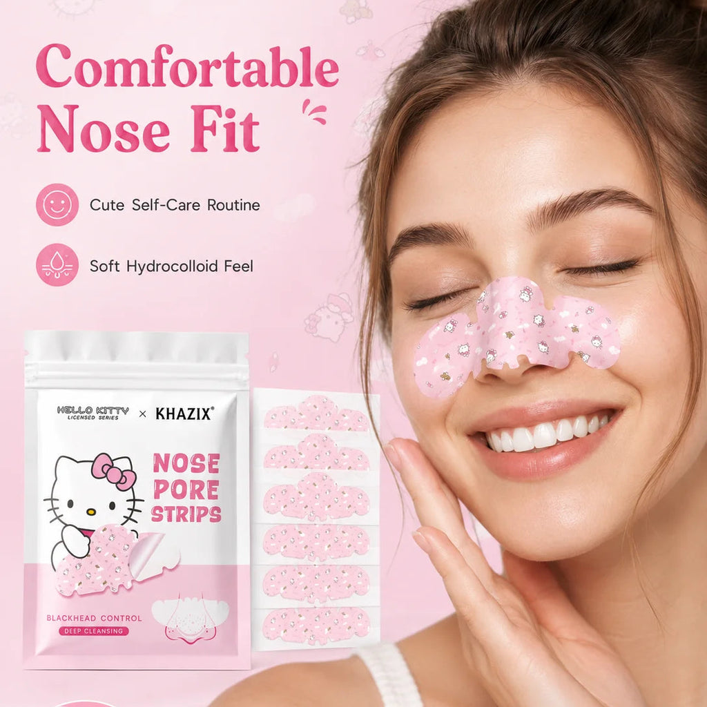 Nose Pore Cleansing Strips, Soft Fit Peel-Off Nose Patches for Daily Facial Skin Care