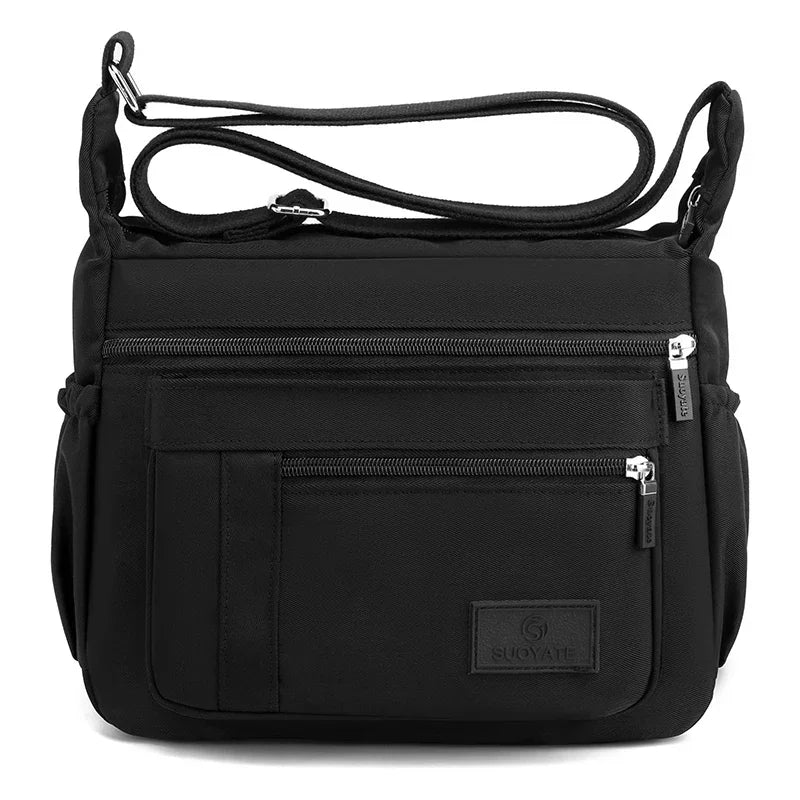 Women's Waterproof Nylon Crossbody Bag – Lightweight Shoulder Messenger Bag