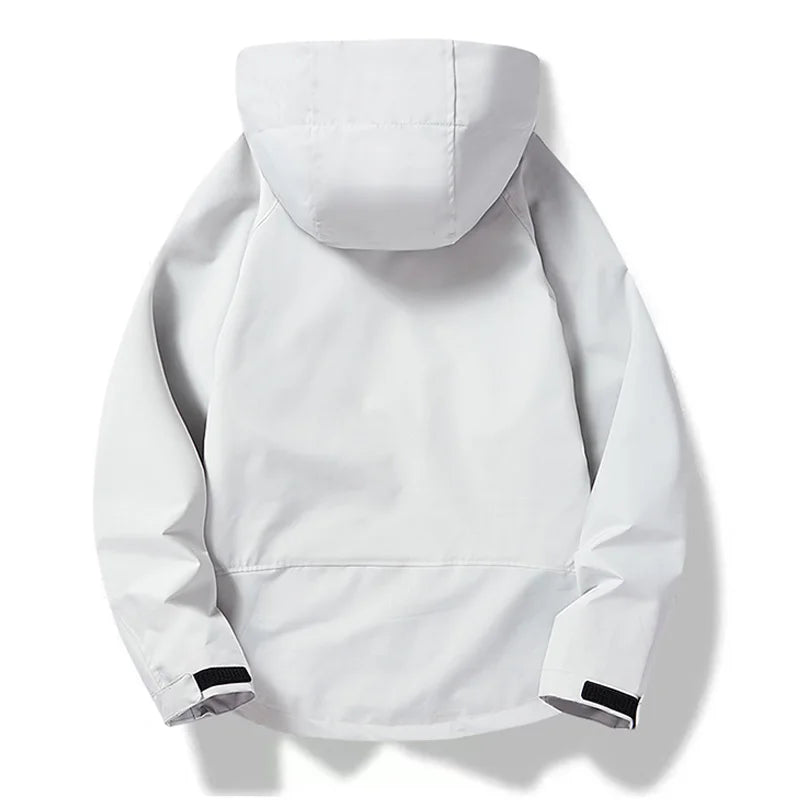 Unisex Hooded Outdoor Jacket – Waterproof Breathable Hiking and Sports Jacket