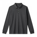 Men's Plus Size Long Sleeve Polo Shirt – Loose Fit Autumn/Winter Top, 1XL–7XL