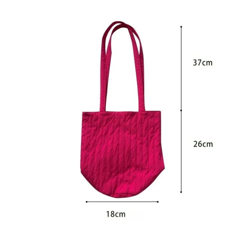 Women's Casual Tote Bag – Reusable Shoulder Shopping Bag
