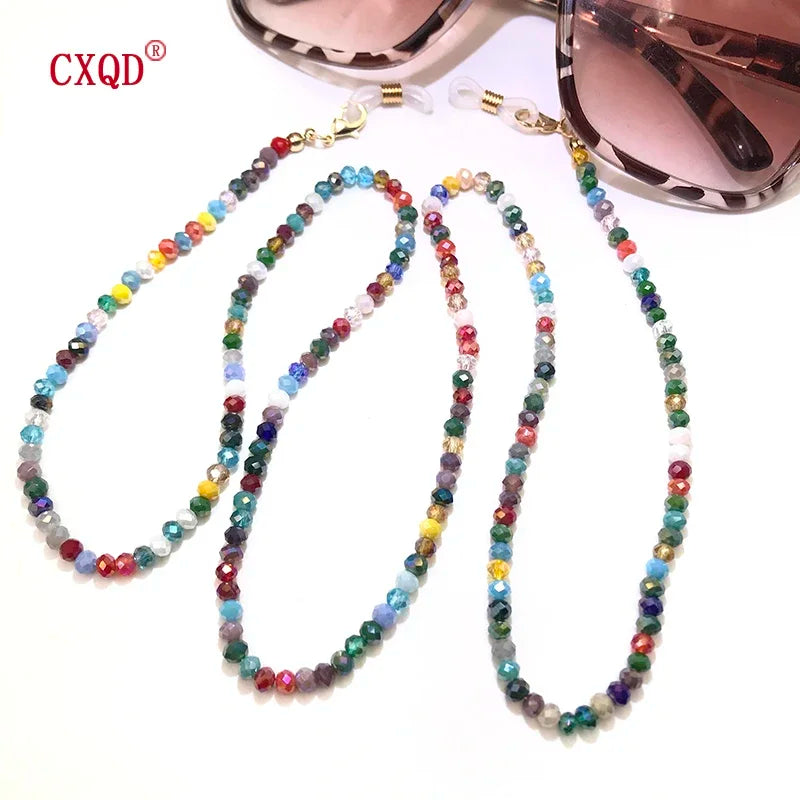 Beaded Eyeglass Chain for Women – 4mm Fashion Glasses & Sunglasses Strap