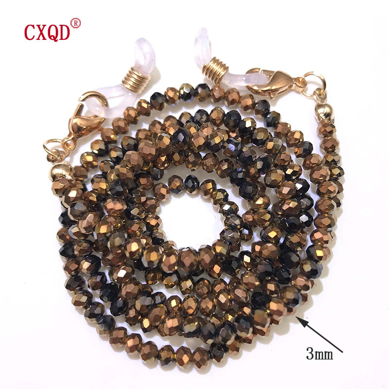 Beaded Eyeglass Chain for Women – 4mm Fashion Glasses & Sunglasses Strap