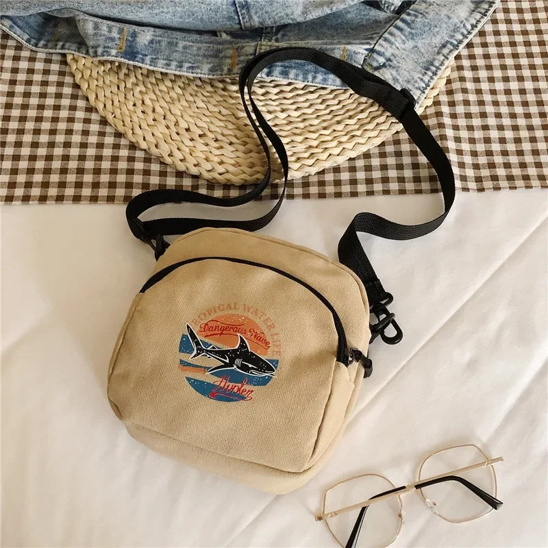 Mini Women's Bag Canvas Handbags Small Cloth Shoulder Crossbody Bags for Women 2023 Ladies Purse Phone Sac A Main Femme Bolsas