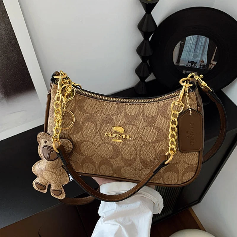 Women's Retro Mini Square Handbag – Elegant and Trendy Shoulder Bag