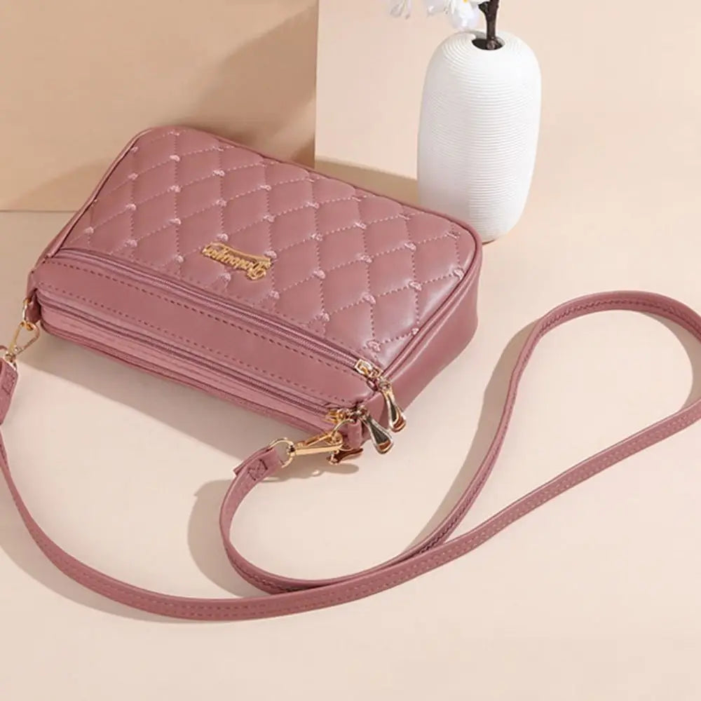 PU Leather PU Leather Crossbody Bags Large Capacity Carrying Female Shoulder Bag Multifunctional Portable Luxury Women Handbags