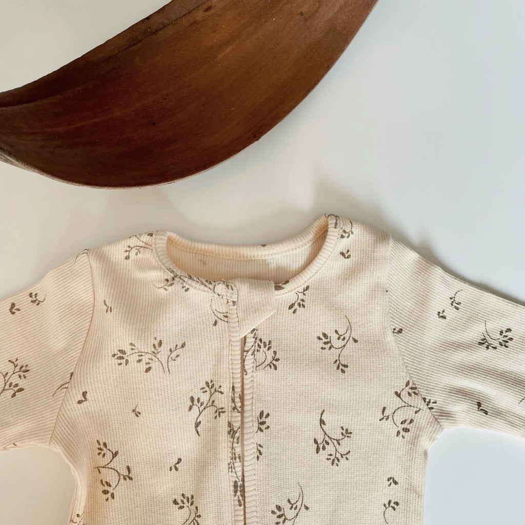 New Fashion Spring Autumn Baby Clothing Jumpsuits Zipper Pajamas Long Sleeve 0-24M Newborn Boy Girl Cotton Romper Infant Clothes