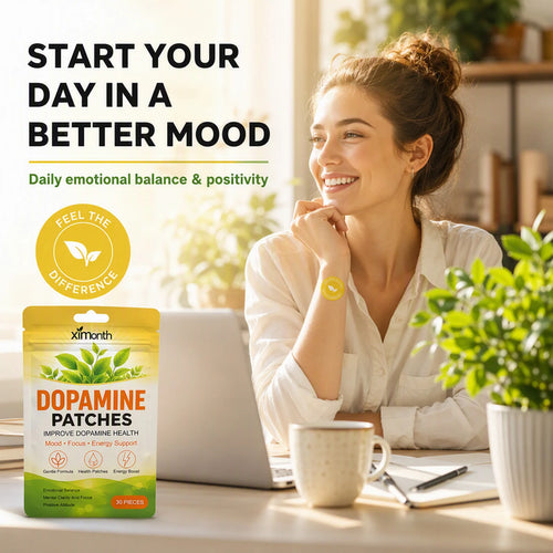 Dopamine Patches Mild Convenient Boosts Positive Mood Mental Clarity Long Lasting Daily Work Study Use