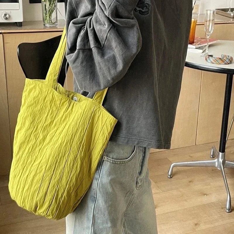 Women's Casual Tote Bag – Reusable Shoulder Shopping Bag