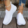 Women's Sneaker Slip On Women Sneakers Breather White Shoes Women Casual Sneaker Sports Shoes Comfortable Vulcanize Shoes Female