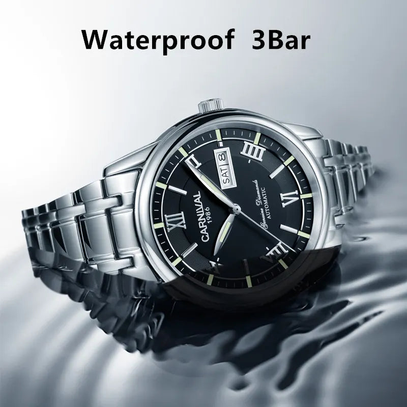 Top Brand Luxury Carnival Mechanical Watch for Men Automatic Waterproof Luminous Reloj Hombre Montre Homme Men's Watches Clock