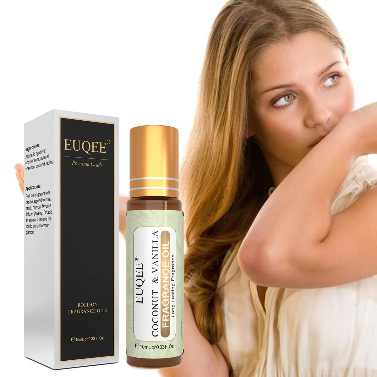 EUQEE Women's Roller Perfume Oil – 10ml Fragrance Oil