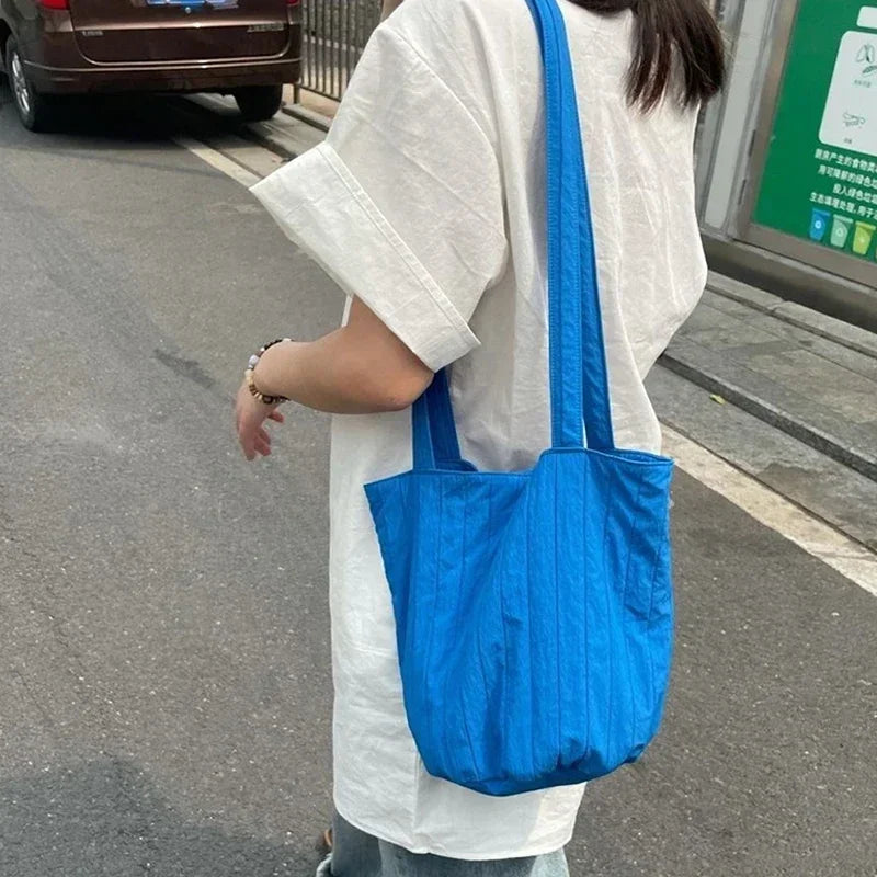 Women's Casual Tote Bag – Reusable Shoulder Shopping Bag
