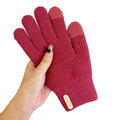 Unisex Winter Cycling Gloves – Thick Warm Cotton Knit Gloves for Men and Women