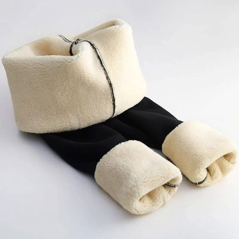 Women’s Fleece-Lined Thermal Leggings – High-Stretch Warm Winter Tights