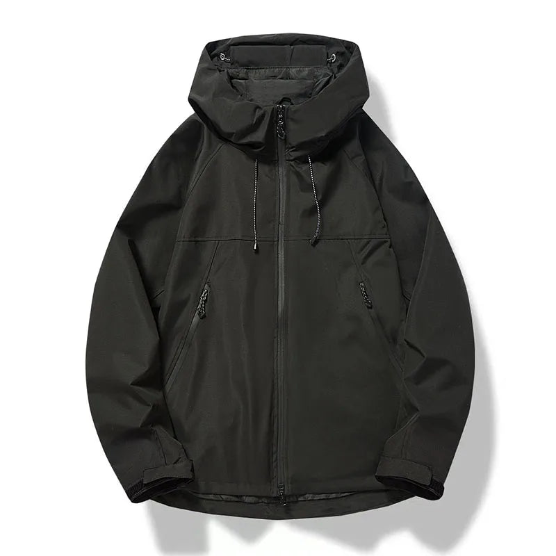 Unisex Hooded Outdoor Jacket – Waterproof Breathable Hiking and Sports Jacket