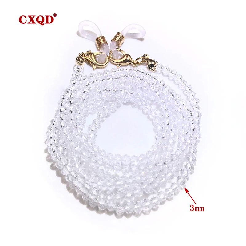 Beaded Eyeglass Chain for Women – 4mm Fashion Glasses & Sunglasses Strap
