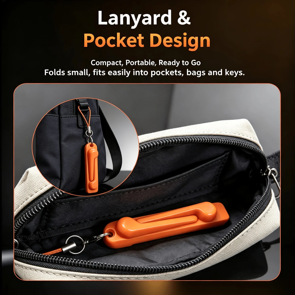 360° Rotating Super-Fast Charging Bracket with Detachable 100W Data Cable Converter Foldable Phone Stand for All Type-C Android