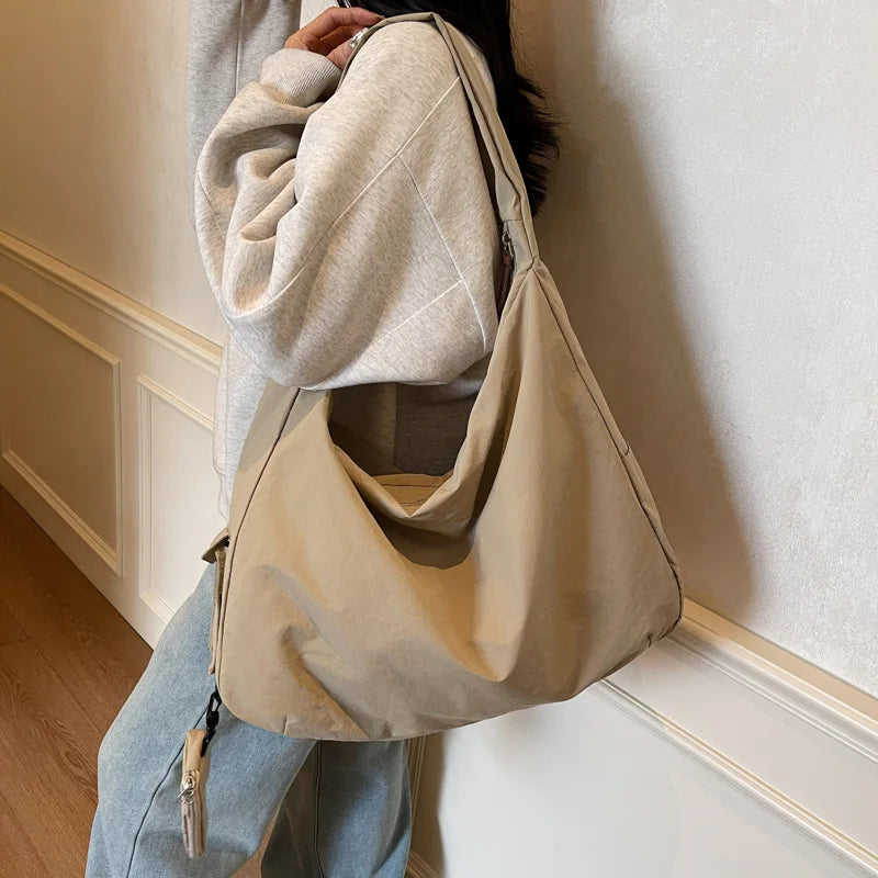 Women's Canvas Tote Bag – Large-Capacity Shopper for Work and Everyday Use