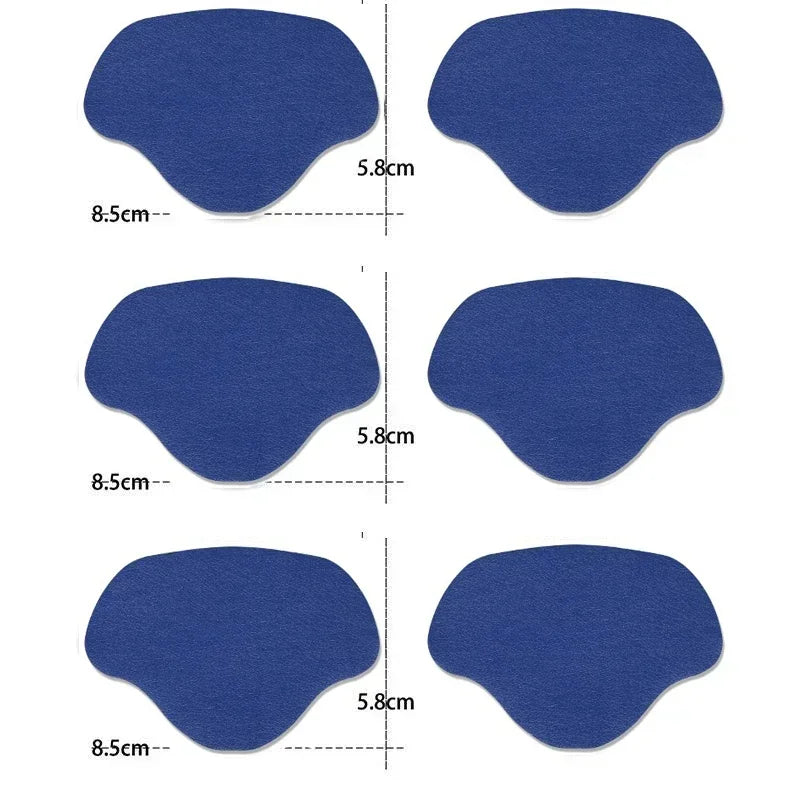 Heel Repair Subsidy Sticky Shoes Hole Sneakers Insoles Patch Heel Pads Heels Sticker Protector Foot Care Anti-Wear Inserts 6 PCS