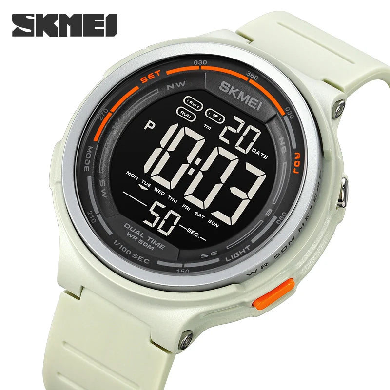 SKMEI 1841 Countdown 5Bar Waterproof Men's Electronic Watch Men's Clock Watch Digital Montre Homme Men's Military Sports Watch