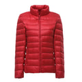 UZZDSS Women's Lightweight Hooded Down Jacket – 90% White Duck Down, Autumn Winter Coat