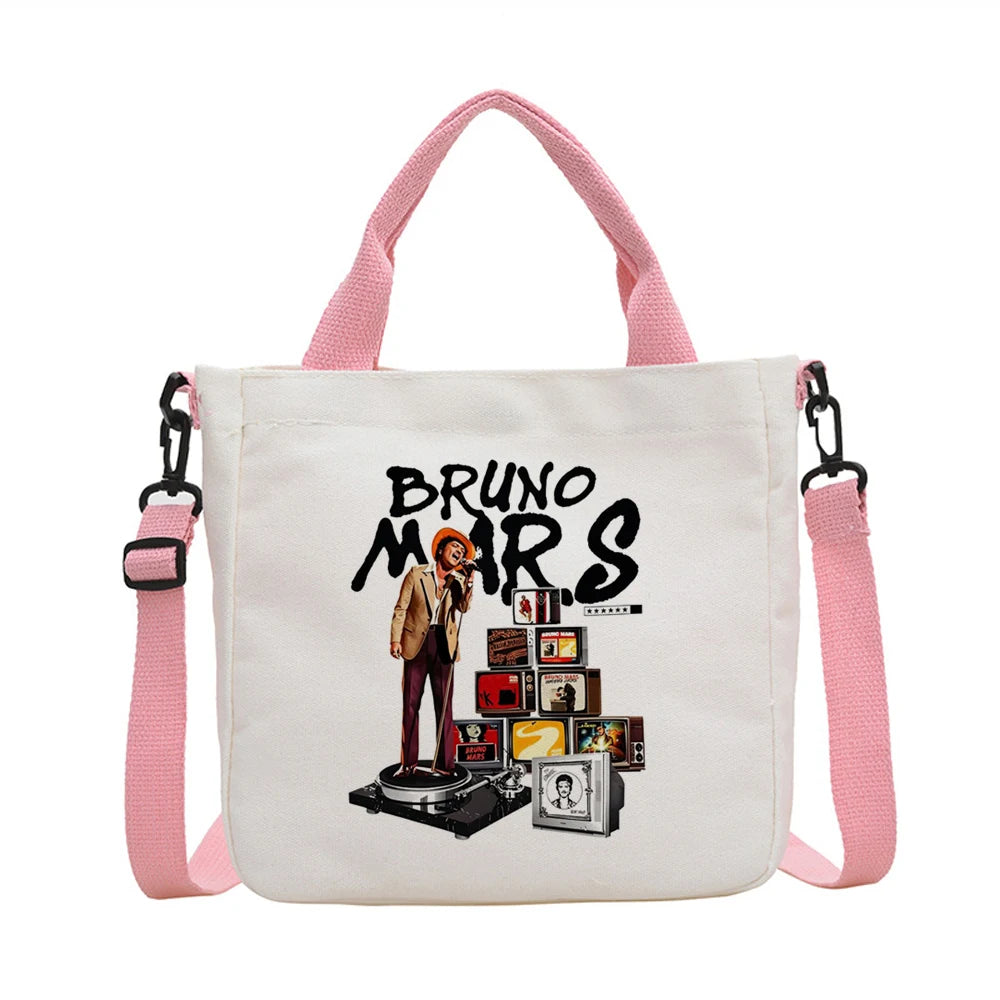 Bruno Mars tote bag einkaufstasche personnalisable sac cabas shoulder  totebag femme