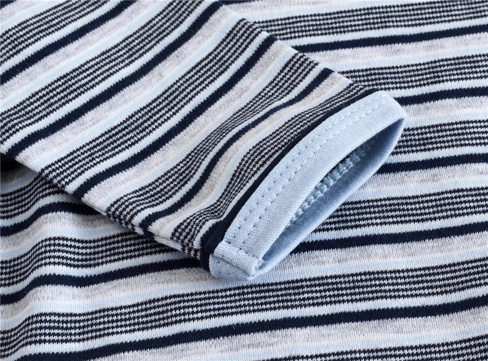 Baby Striped Long-Sleeve Bodysuit – Everyday One-Piece Outfit