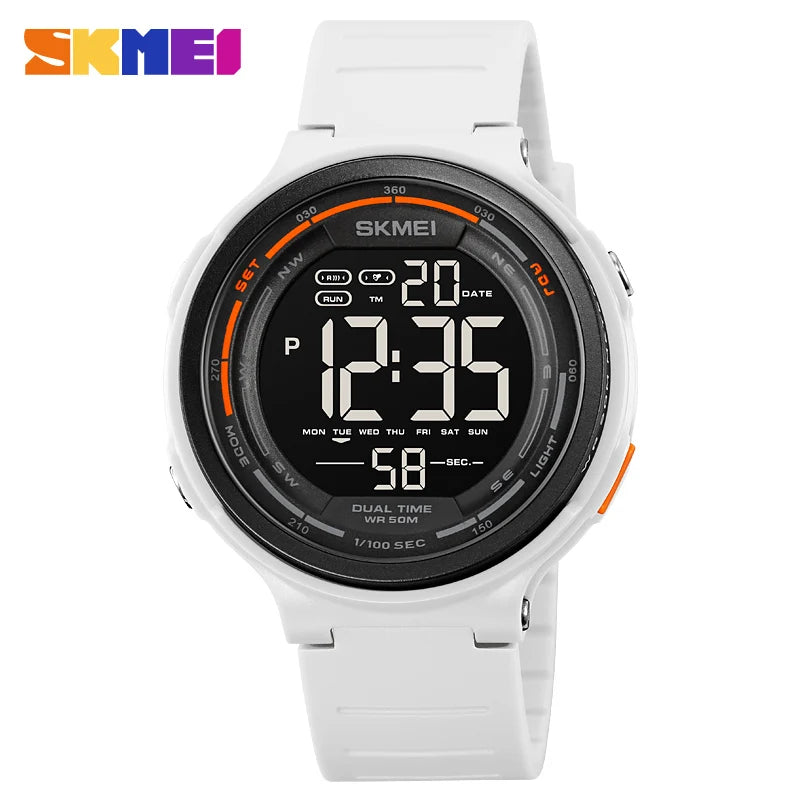 SKMEI 1841 Countdown 5Bar Waterproof Men's Electronic Watch Men's Clock Watch Digital Montre Homme Men's Military Sports Watch
