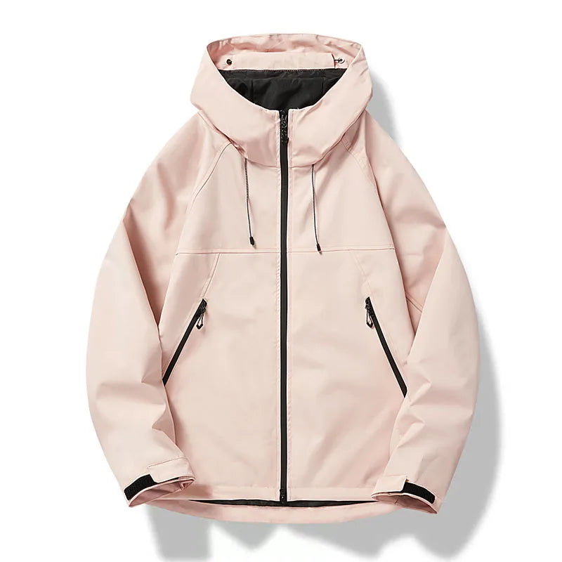 Unisex Hooded Outdoor Jacket – Waterproof Breathable Hiking and Sports Jacket