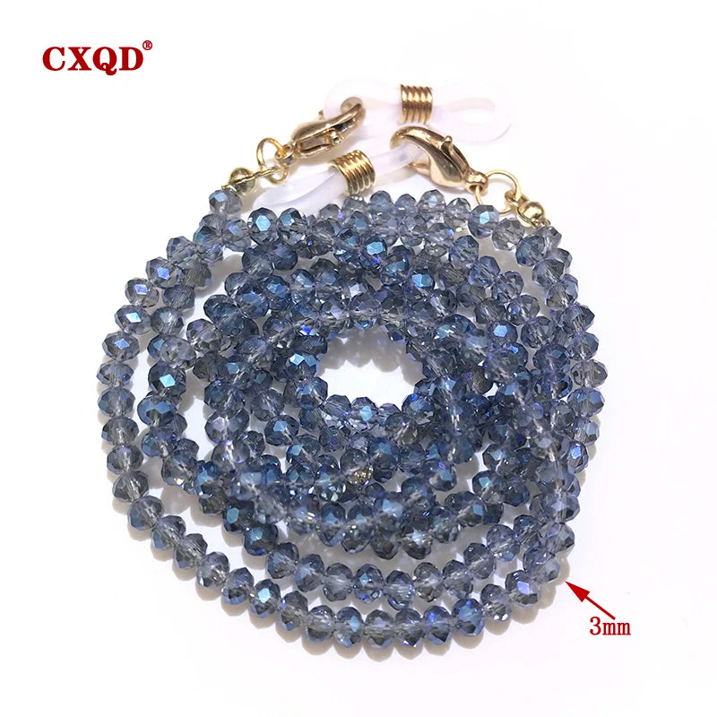 Beaded Eyeglass Chain for Women – 4mm Fashion Glasses & Sunglasses Strap