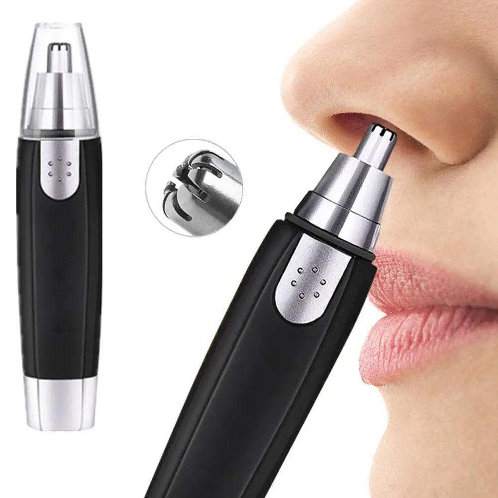 Cordless Nose And Ear Hair Trimmer Nose And Ear Cleaning Trimmer For Painless Facial And Eyebrow Grooming Razor Nasal Hair Knife