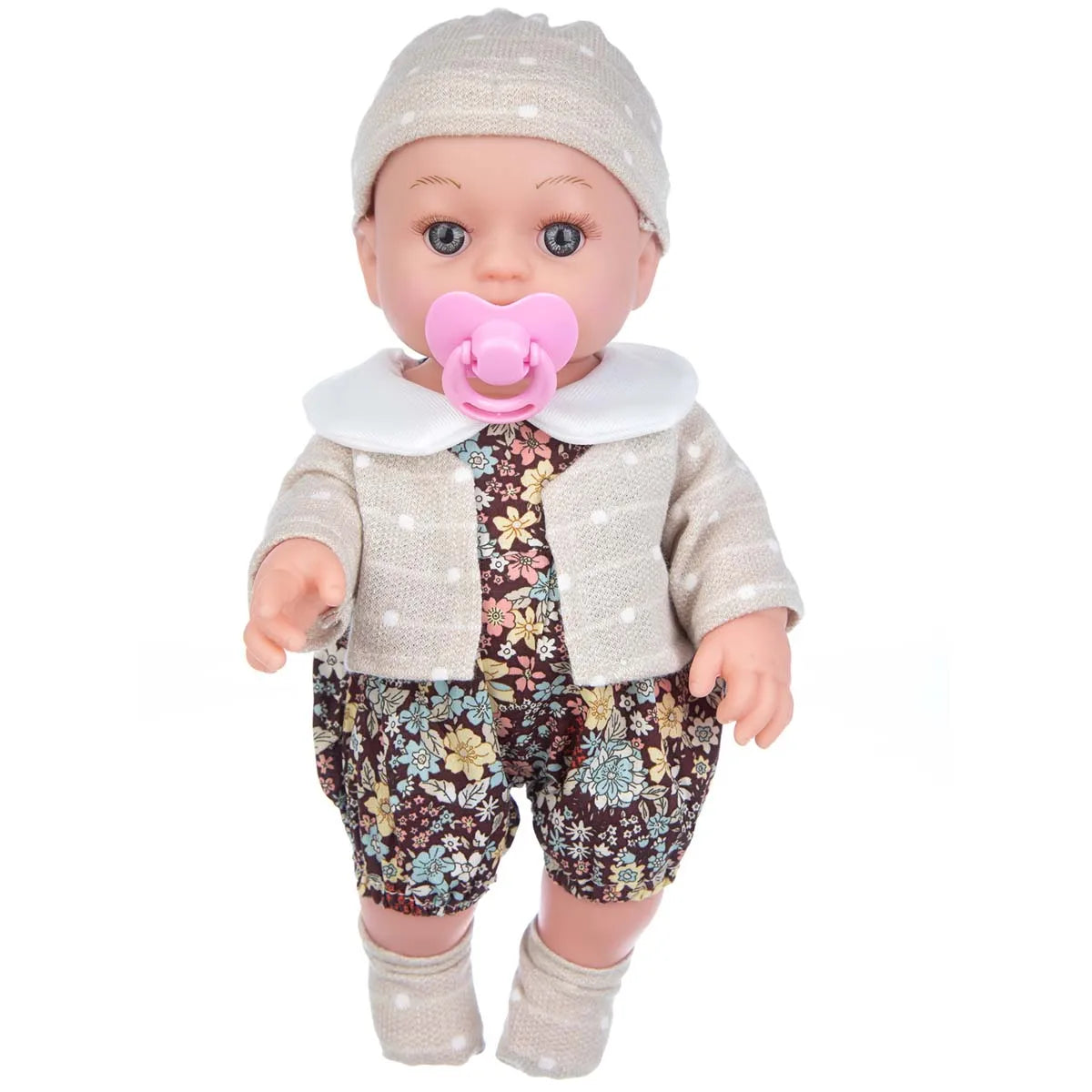 12inch 30cm Reborn Doll with Clothes Baby Doll Can Be Washed Soft Appease Education Newborn Baby Doll Children's Toys Gift