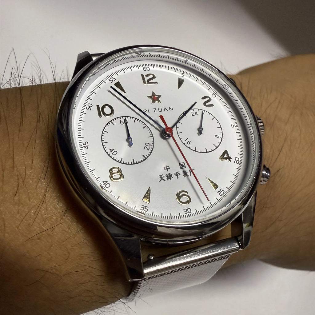 Montres Pour Hommes 1963 Pilote Montre Automatique 42mm Étanche Rétro Quartz Chronographe Montre Habillée Vintage