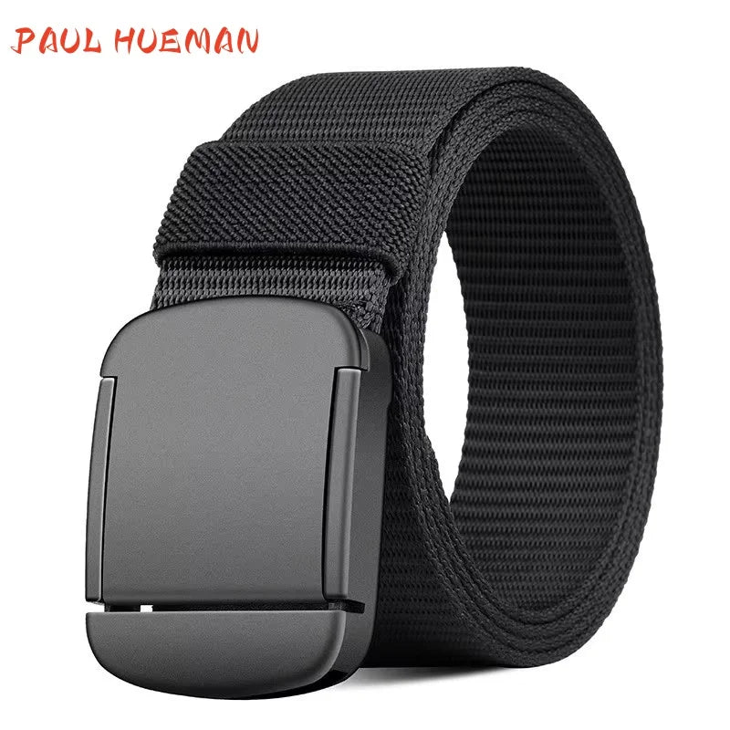 PAUL HUEMAN Automatic Buckle Belt, Tactical Belt For Men And Women