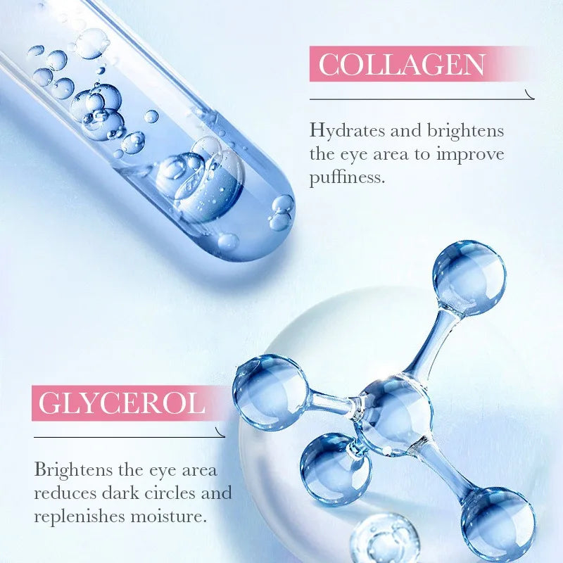 60pcs SADOER Sakura Collagen Eye Mask Anti Dark Circles Eyes Bags Removal Moisturizing Firming Eye Patches Skin Care for Eyes