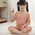 Teenage Boys Girls Pajamas Summer Short Sleeved Children's Clothing Sleepwear Cotton Pyjamas Sets For Kids 8 10 12 14 16 Years