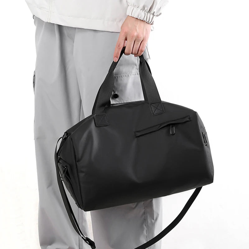 Large Capacity Waterproof Travel Bag – Sports and Weekend Bag with Dry-Wet Separation