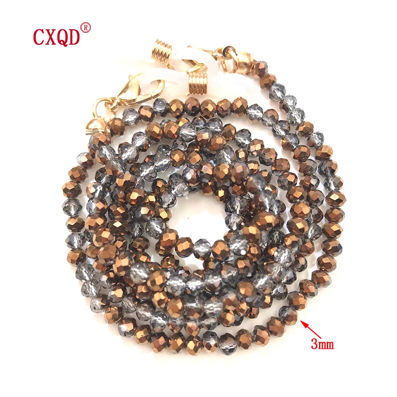 Beaded Eyeglass Chain for Women – 4mm Fashion Glasses & Sunglasses Strap