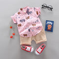 Fashion Baby Boy's Suit Summer Casual Clothes Set Top Shorts 2PCS Baby Clothing Set For Boys Infant Suits Kids Clothes