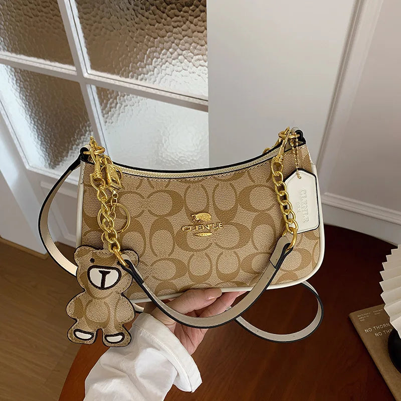 High-end style handbag for women, 2026 new model, unique and fashionable, trendy, retro, simple and elegant small square bag, cr