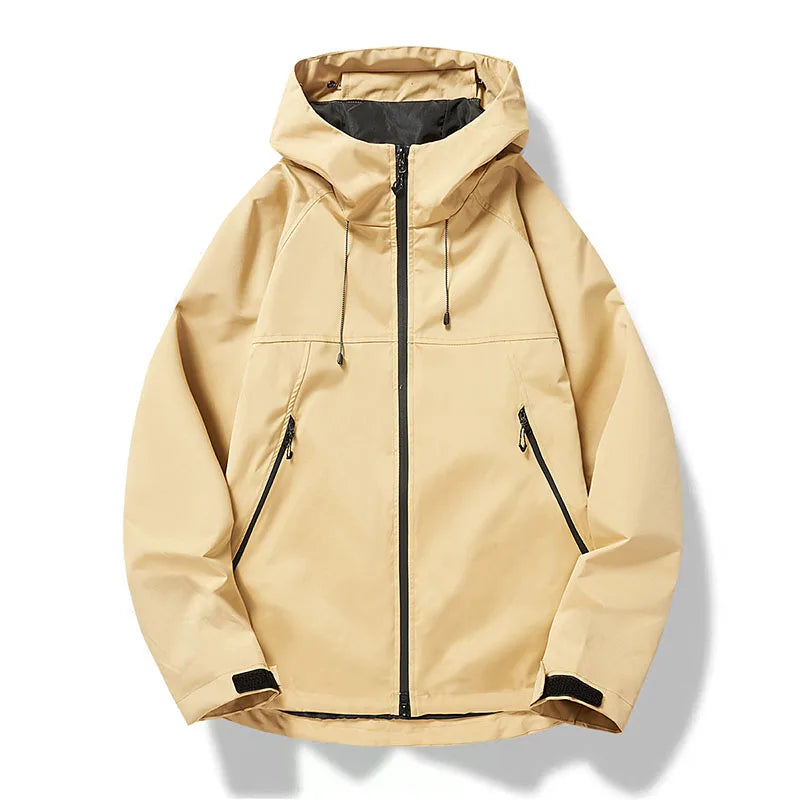 Unisex Hooded Outdoor Jacket – Waterproof Breathable Hiking and Sports Jacket