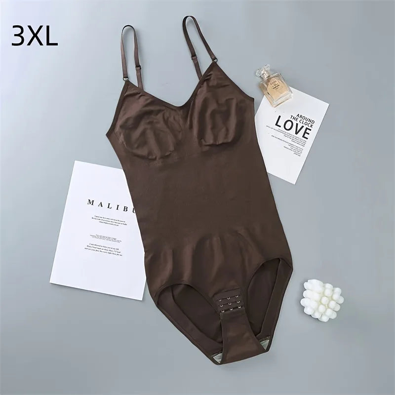 1PC Women Breathable Shapewear Bodysuit Full Body Sculpting Underwear Waist Trimmer Fitness Clothing Seamless Bandeau Design