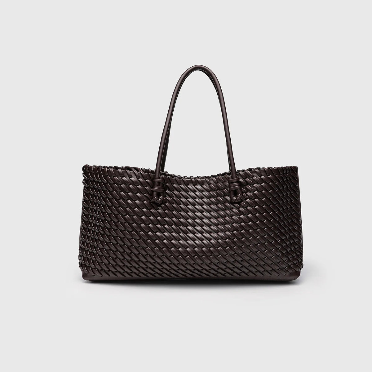 Fashion Design Woven Shopper Bag Top Handle Tote Bag Solid Color Women's Handbags Daily Shoulder Bags Commuter Clutch Purse Sac