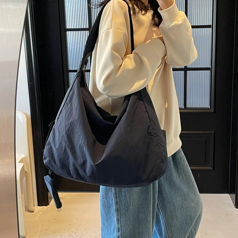 Women's Canvas Tote Bag – Large-Capacity Shopper for Work and Everyday Use